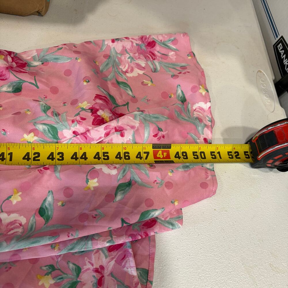 Wayf Pink Barbie Floral Square Neck Milkmaid REN Faire Dress Peplum Romantic Med - Picture 10 of 10